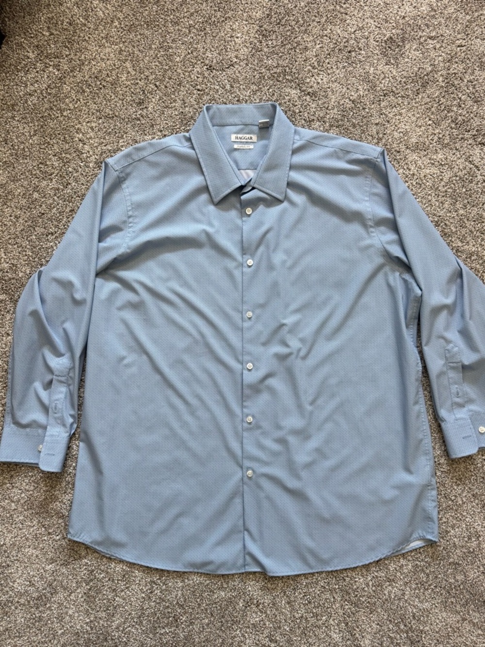 Haggar Light Blue Men's Dress Shirt